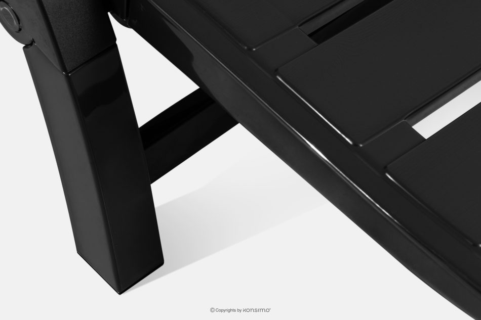 BURRA Verstellbare Gartenliege mit Getränkehalter 2 tlg. anthrazit anthrazit - Foto 12