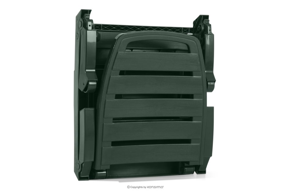 BURRA Verstellbare Gartenliege mit Getränkehalter 2 tlg. dunkelgrün dunkelgrün - Foto 17