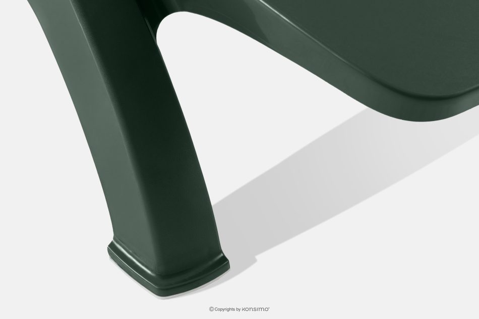 BATSI Hotel-Liegestuhl mit Stauraum und verstellbarer Rückenlehne dunkelgrün dunkelgrün - Foto 11