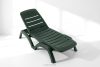 BATSI Gartenliege mit Stauraum und verstellbarer Rückenlehne 2 tlg. dunkelgrün dunkelgrün - Foto 20