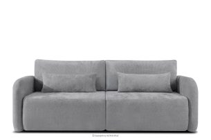CALICO, https://konsimo.de/kollektion/calico/ Dreisitzer-Sofa mit abgerundeter Form aus einem grauen Gewebestoff grau - Foto