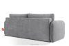 CALICO Dreisitzer-Sofa mit abgerundeter Form aus einem grauen Gewebestoff grau - Foto 4