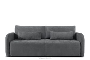 CALICO, https://konsimo.de/kollektion/calico/ Dreisitzer-Sofa mit abgerundeter Form aus einem dunkelgrauen Gewebestoff dunkelgrau - Foto