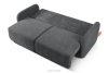 CALICO Dreisitzer-Sofa mit abgerundeter Form aus einem dunkelgrauen Gewebestoff dunkelgrau - Foto 5