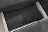 CALICO Dreisitzer-Sofa mit abgerundeter Form aus einem dunkelgrauen Gewebestoff dunkelgrau - Foto 11
