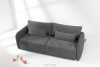 CALICO Dreisitzer-Sofa mit abgerundeter Form aus einem dunkelgrauen Gewebestoff dunkelgrau - Foto 2
