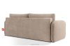 CALICO Dreisitzer-Sofa mit abgerundeter Form aus hellbeigem Gewebestoff hellbeige - Foto 4