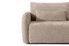 CALICO Dreisitzer-Sofa mit abgerundeter Form aus hellbeigem Gewebestoff hellbeige - Foto 7