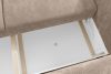 CALICO Dreisitzer-Sofa mit abgerundeter Form aus hellbeigem Gewebestoff hellbeige - Foto 10