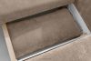 CALICO Dreisitzer-Sofa mit abgerundeter Form aus hellbeigem Gewebestoff hellbeige - Foto 11