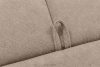 CALICO Dreisitzer-Sofa mit abgerundeter Form aus hellbeigem Gewebestoff hellbeige - Foto 13