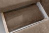 CALICO Dreisitzer-Sofa mit abgerundeter Form aus dunkelbeigem Gewebestoff dunkelbeige - Foto 11