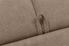 CALICO Dreisitzer-Sofa mit abgerundeter Form aus dunkelbeigem Gewebestoff dunkelbeige - Foto 13