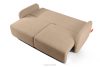 CALICO Dreisitziges ausziehbares Schlafsofa mit abgerundeten Ecken aus warmem, beigem Shaggy-Stoff warmes Beige - Foto 5
