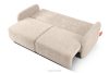 CALICO Dreisitzer-Sofa mit abgerundeter Form aus ecrufarbenem Gewebestoff ecru - Foto 5