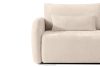 CALICO Dreisitzer-Sofa mit abgerundeter Form aus ecrufarbenem Gewebestoff ecru - Foto 7