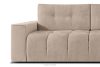 RUSA Gestepptes Dreisitzer-Schlafsofa ausziehbar in Gewebestoff in Hellbeige hellbeige - Foto 7