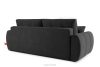 HELLA Gestepptes Dreisitzer-Sofa mit Schlaffunktion aus anthrazitfarbenem Gewebestoff anthrazit - Foto 4