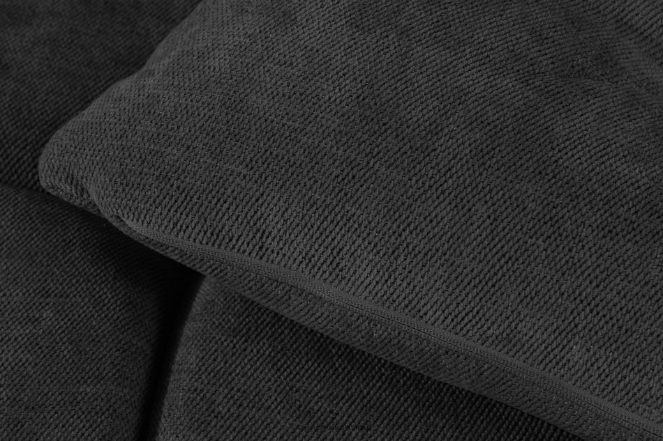 HELLA Gestepptes Dreisitzer-Sofa mit Schlaffunktion aus anthrazitfarbenem Gewebestoff anthrazit - Foto 8