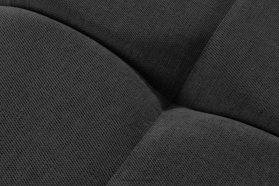 HELLA Gestepptes Dreisitzer-Sofa mit Schlaffunktion aus anthrazitfarbenem Gewebestoff anthrazit - Foto 9