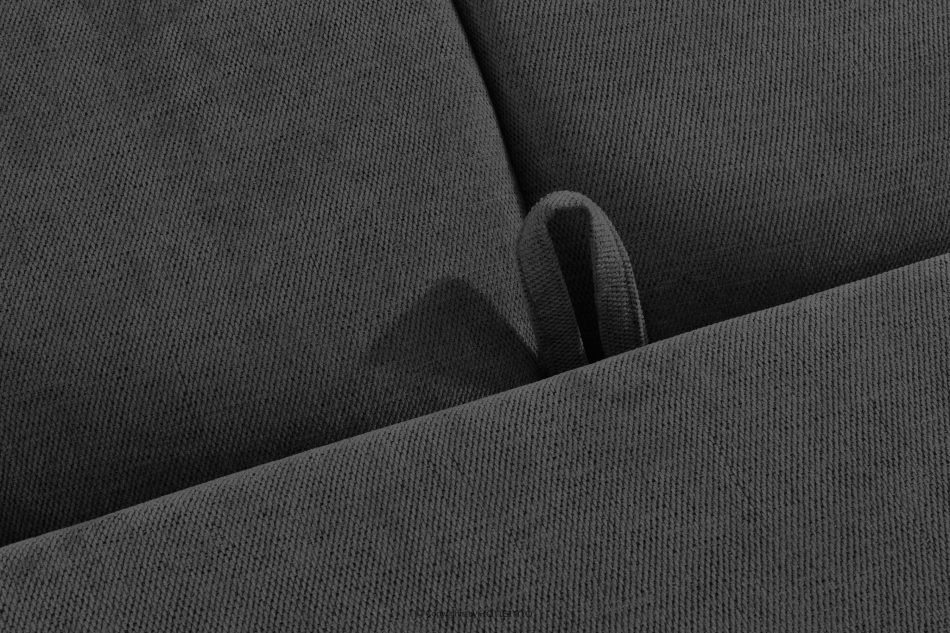 HELLA Gestepptes Dreisitzer-Sofa mit Schlaffunktion aus anthrazitfarbenem Gewebestoff anthrazit - Foto 14