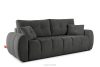 HELLA Gestepptes Dreisitzer-Sofa mit Schlaffunktion aus stahlfarbenem Gewebestoff stahlfarben - Foto 3