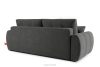 HELLA Gestepptes Dreisitzer-Sofa mit Schlaffunktion aus stahlfarbenem Gewebestoff stahlfarben - Foto 4