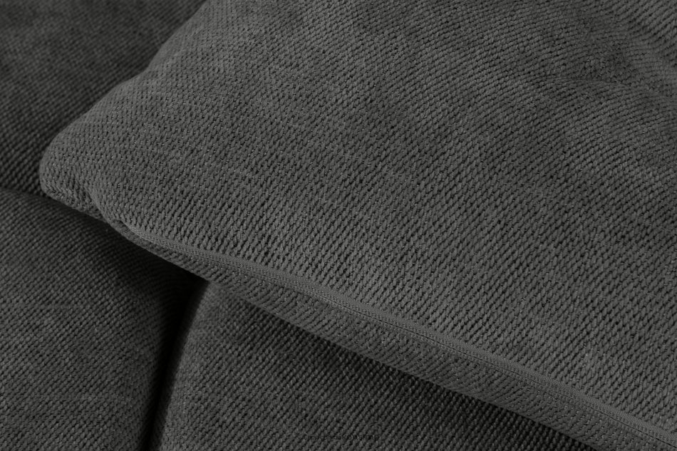 HELLA Gestepptes Dreisitzer-Sofa mit Schlaffunktion aus stahlfarbenem Gewebestoff stahlfarben - Foto 8