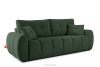 HELLA Gestepptes Dreisitzer-Sofa mit Schlaffunktion aus grünem Gewebestoff grün - Foto 3