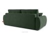 HELLA Gestepptes Dreisitzer-Sofa mit Schlaffunktion aus grünem Gewebestoff grün - Foto 4