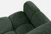 HELLA Gestepptes Dreisitzer-Sofa mit Schlaffunktion aus grünem Gewebestoff grün - Foto 6