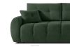 HELLA Gestepptes Dreisitzer-Sofa mit Schlaffunktion aus grünem Gewebestoff grün - Foto 7