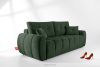 HELLA Gestepptes Dreisitzer-Sofa mit Schlaffunktion aus grünem Gewebestoff grün - Foto 16