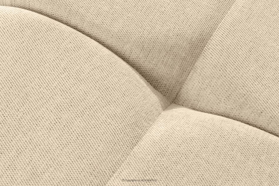 HELLA Gestepptes Dreisitzer-Sofa mit Schlaffunktion aus Gewebestoff in Dunkelcreme dunkelcremefarben - Foto 9