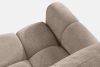 HELLA Gestepptes Dreisitzer-Sofa mit Schlaffunktion aus Gewebestoff in Hellbraun hellbraun - Foto 6