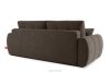 HELLA Gestepptes Dreisitzer-Sofa mit Schlaffunktion aus Gewebestoff in Kaltbraun kühles Braun - Foto 4