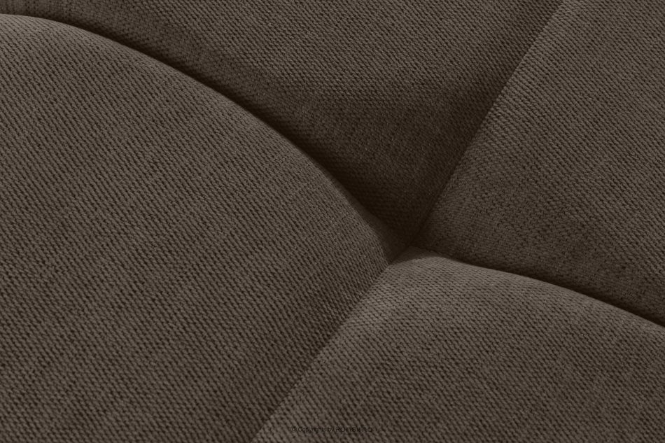 HELLA Gestepptes Dreisitzer-Sofa mit Schlaffunktion aus Gewebestoff in Kaltbraun kühles Braun - Foto 9
