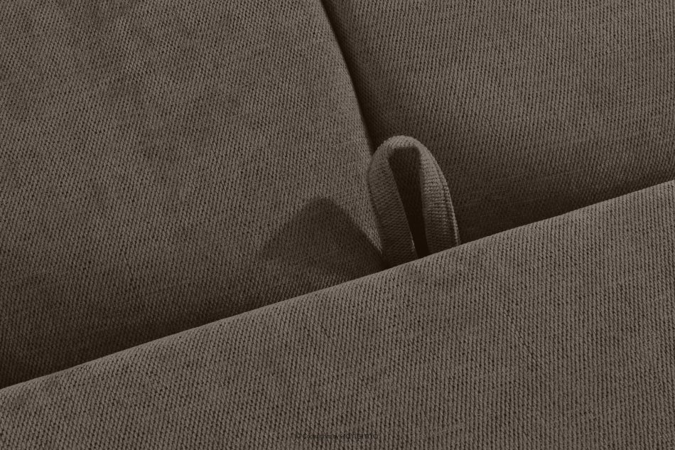 HELLA Gestepptes Dreisitzer-Sofa mit Schlaffunktion aus Gewebestoff in Kaltbraun kühles Braun - Foto 14