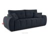 HELLA Gestepptes Dreisitzer-Sofa mit Schlaffunktion aus Gewebestoff in Dunkelblau dunkles Marineblau - Foto 3