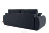 HELLA Gestepptes Dreisitzer-Sofa mit Schlaffunktion aus Gewebestoff in Dunkelblau dunkles Marineblau - Foto 4