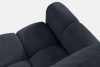 HELLA Gestepptes Dreisitzer-Sofa mit Schlaffunktion aus Gewebestoff in Dunkelblau dunkles Marineblau - Foto 6