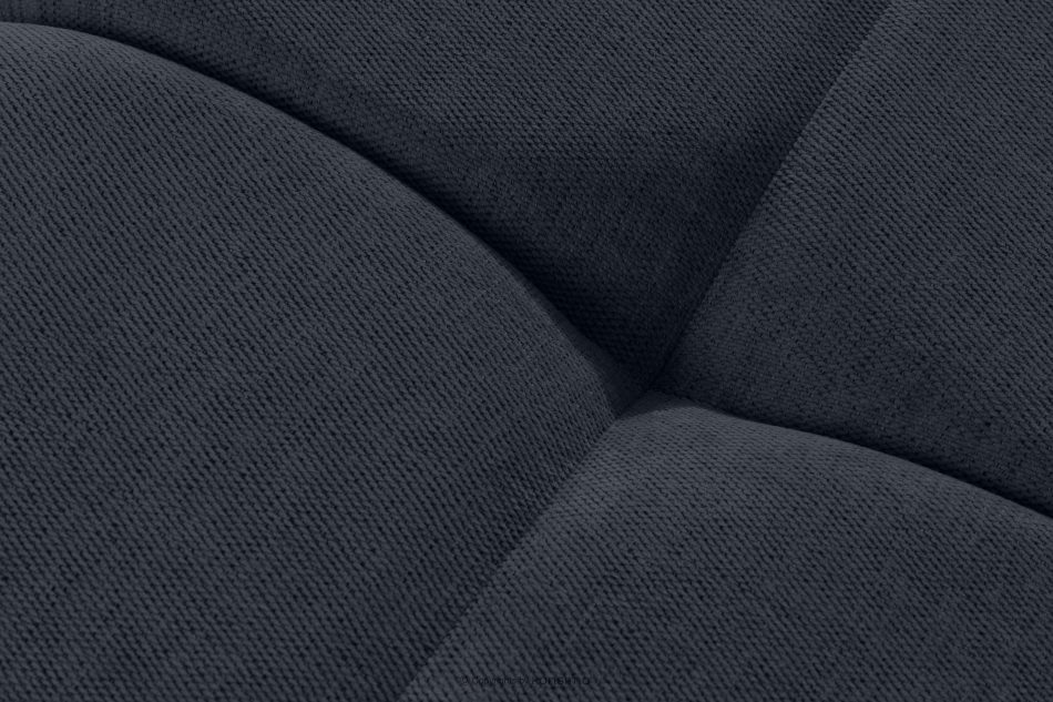 HELLA Gestepptes Dreisitzer-Sofa mit Schlaffunktion aus Gewebestoff in Dunkelblau dunkles Marineblau - Foto 9