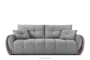 NILO, https://konsimo.de/kollektion/nilo/ Dreisitzer-Sofa mit Steppung aus grauem Gewebestoff grau - Foto