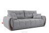NILO Dreisitzer-Sofa mit Steppung aus grauem Gewebestoff grau - Foto 3
