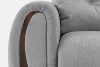 NILO Dreisitzer-Sofa mit Steppung aus grauem Gewebestoff grau - Foto 16