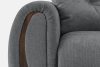 NILO Dreisitzer-Sofa mit Steppung aus dunkelgrauem Gewebestoff dunkelgrau - Foto 16