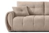 NILO Dreisitzer-Sofa mit Steppung aus Gewebestoff in Hellbeige hellbeige - Foto 7