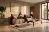 NILO Dreisitzer-Sofa mit Steppung aus Gewebestoff in Hellbeige hellbeige - Foto 19