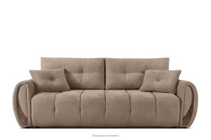 NILO, https://konsimo.de/kollektion/nilo/ Dreisitzer-Sofa mit Steppung aus Gewebestoff in Dunkelbeige dunkelbeige - Foto