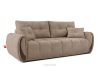 NILO Dreisitzer-Sofa mit Steppung aus Gewebestoff in Dunkelbeige dunkelbeige - Foto 3